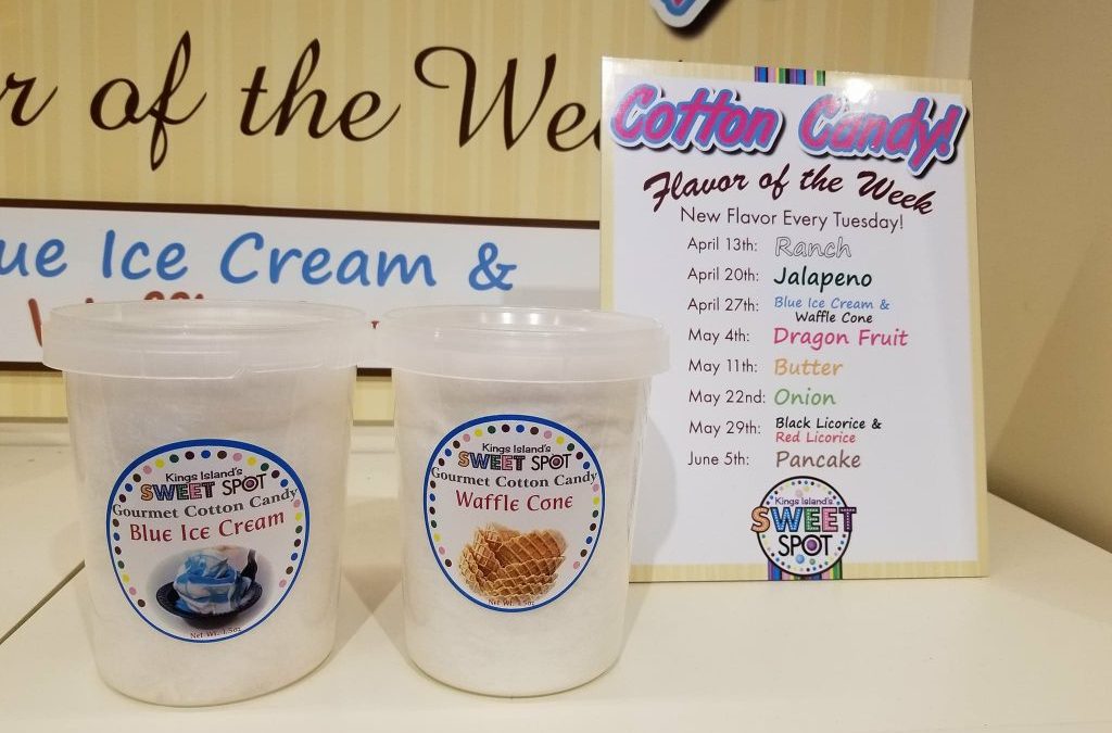 Kings Island’s Crazy Delicious Cotton Candy Flavors
