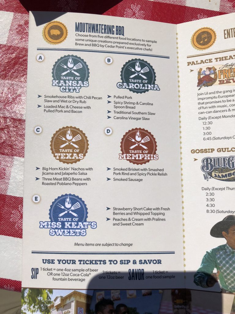 Cedar Point Brew & BBQ Coaster Crew